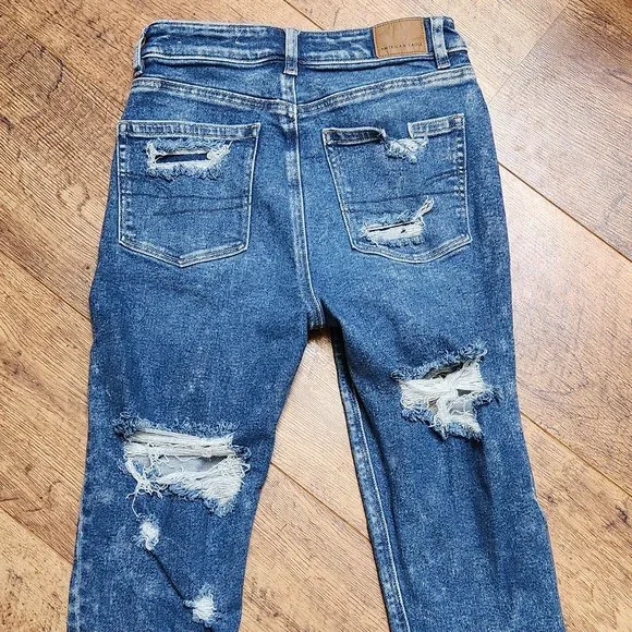 AMERICAN EAGLE Stretch Mom Jean - Sz 00 - Picture 4 of 8